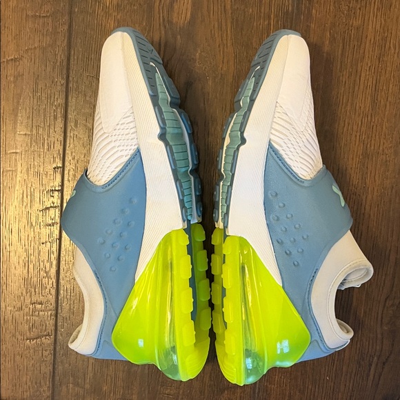 Nike Kids White and Blue Sneakers - Picture 2 of 2